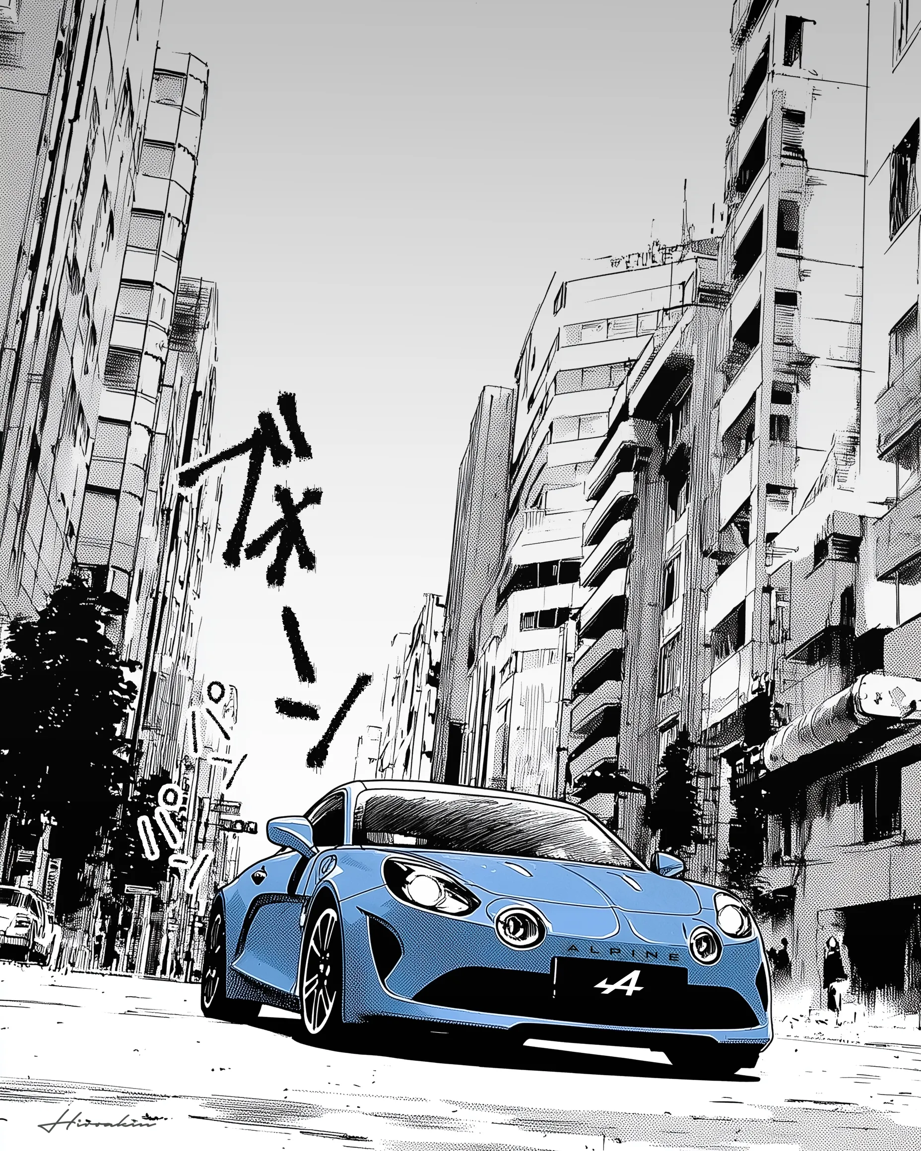 A110 Comic Style