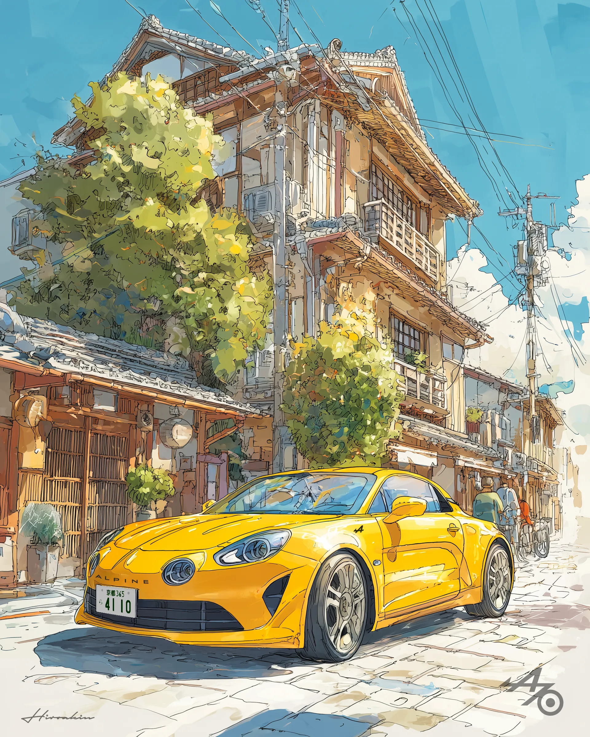 Yellow A110 Kyoto
